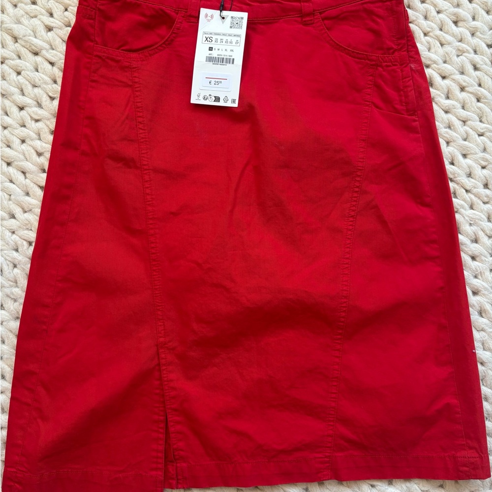 Red Women's Skirt